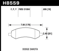 HAWK LTS Brake Pads