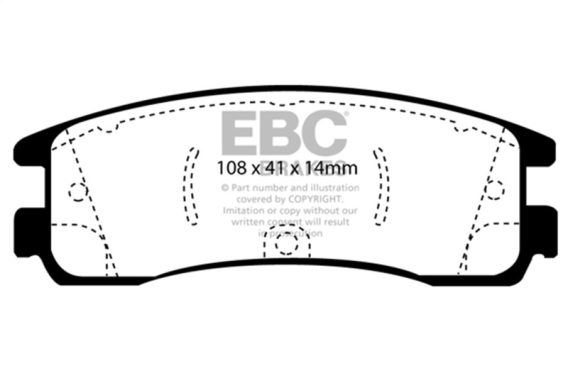 EBC Redstuff Brake Pad Sets