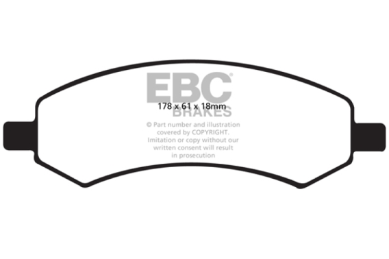 EBC Extra Duty Brake Pad Sets