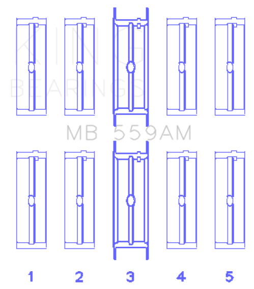 KING Performance Main Bearings