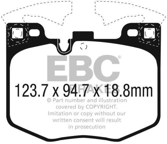 EBC Ultimax2 Brake Pad Sets