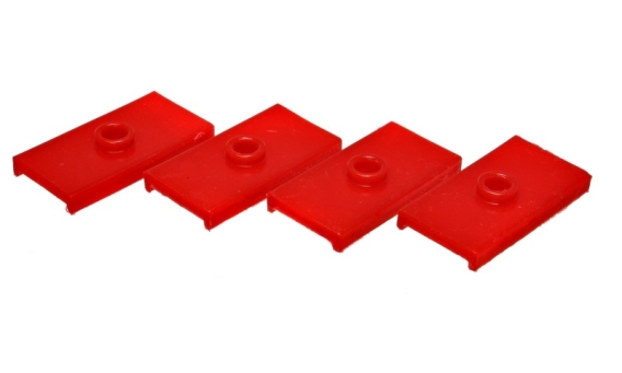 ES Leaf Spring Pads - Red