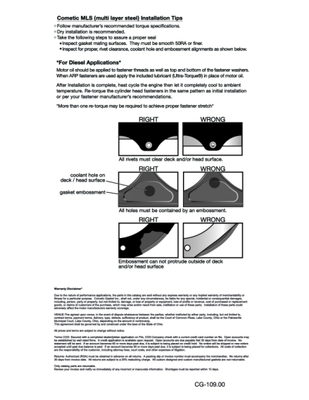 CG Head Gaskets