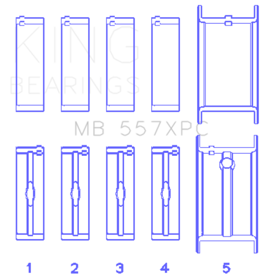 KING Performance Main Bearings