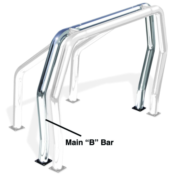 GOR Bed Bar - Chrome