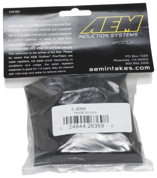 AEM IND Air Filter Pre-Filters