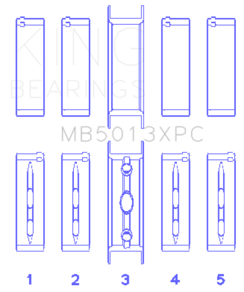 KING Performance Main Bearings