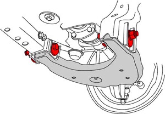 SPC Camber Bolt Kit