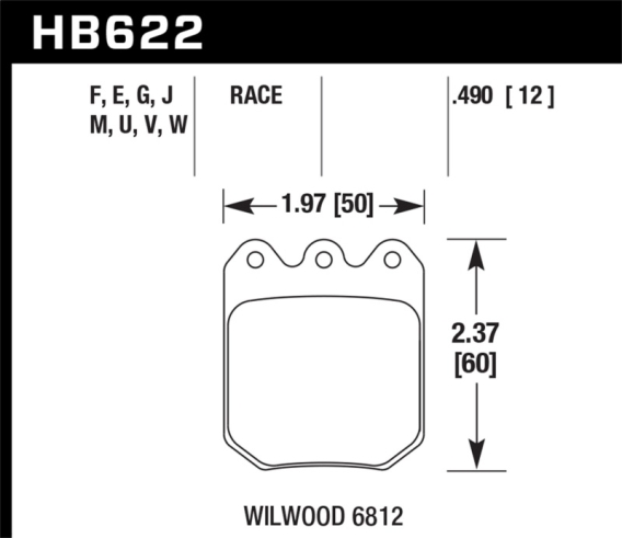 HAWK Black Brake Pad Sets