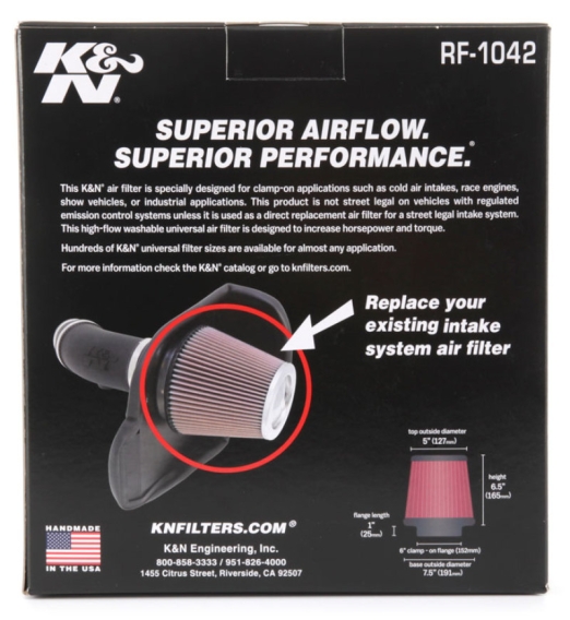 KN Universal Air Filter